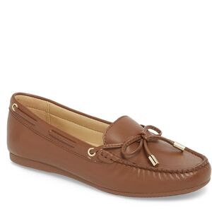 [NEW] MICHAEL Michael Kors Tan Sutton Moccasin Flat Loafers Size 9